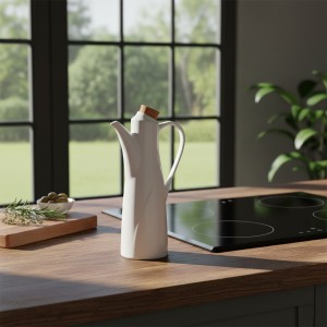 AZEITEIRO COM ALÇA OASIS DE CERÂMICA E CORTIÇA 250ML REF: PCLN244 AZEITEIRO COM ALÇA OASIS DE CERÂMICA E CORTIÇA 250ML REF: PCLN244