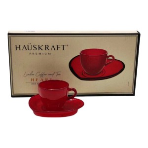 JOGO DE XICARAS MODELO CORAÇÃO 85ML 4PÇS EM VIDRO REF: JGXC093/VM JOGO DE XICARAS MODELO CORAÇÃO 85ML 4PÇS EM VIDRO REF: JGXC093/VM