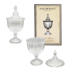 BOMBONIERE DECORATIVO MODELO MELI EM VIDRO REF: PTCH092 BOMBONIERE DECORATIVO MODELO MELI EM VIDRO REF: PTCH092