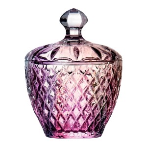 POTICHE DECORATIVO NOBRE DE VIDRO REF: PTCH095/RB