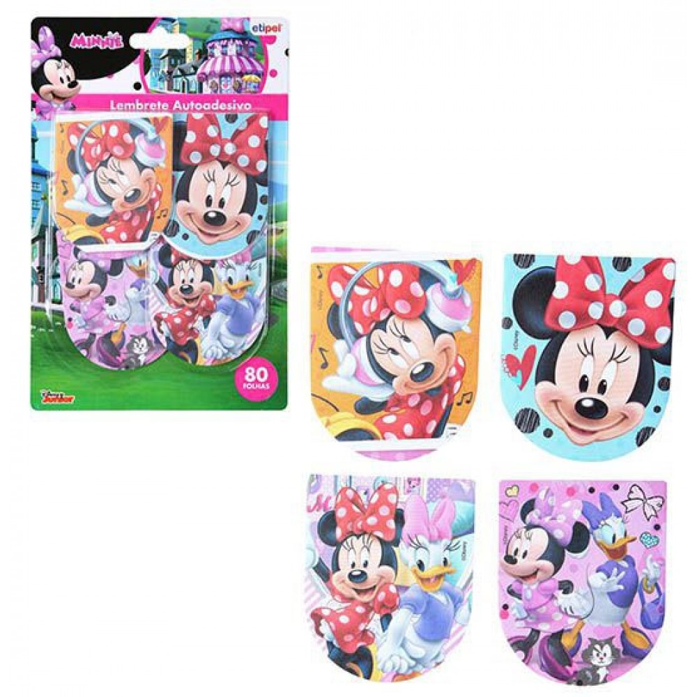 BLOCO DE NOTAS MINNIE 4 UNI