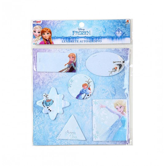 LEMBRETE AUTOADESIVO FROZEN 6 UNI