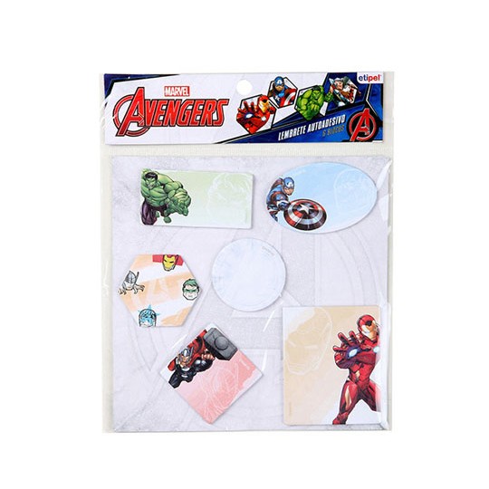 LEMBRETE AUTOADESIVO AVENGERS LEMBRETE AUTOADESIVO AVENGERS
