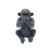 ENFEITE DECORATIVO MODELO MACACO MUDO EM RESINA REF: D-F058PT ENFEITE DECORATIVO MODELO MACACO MUDO EM RESINA REF: D-F058PT