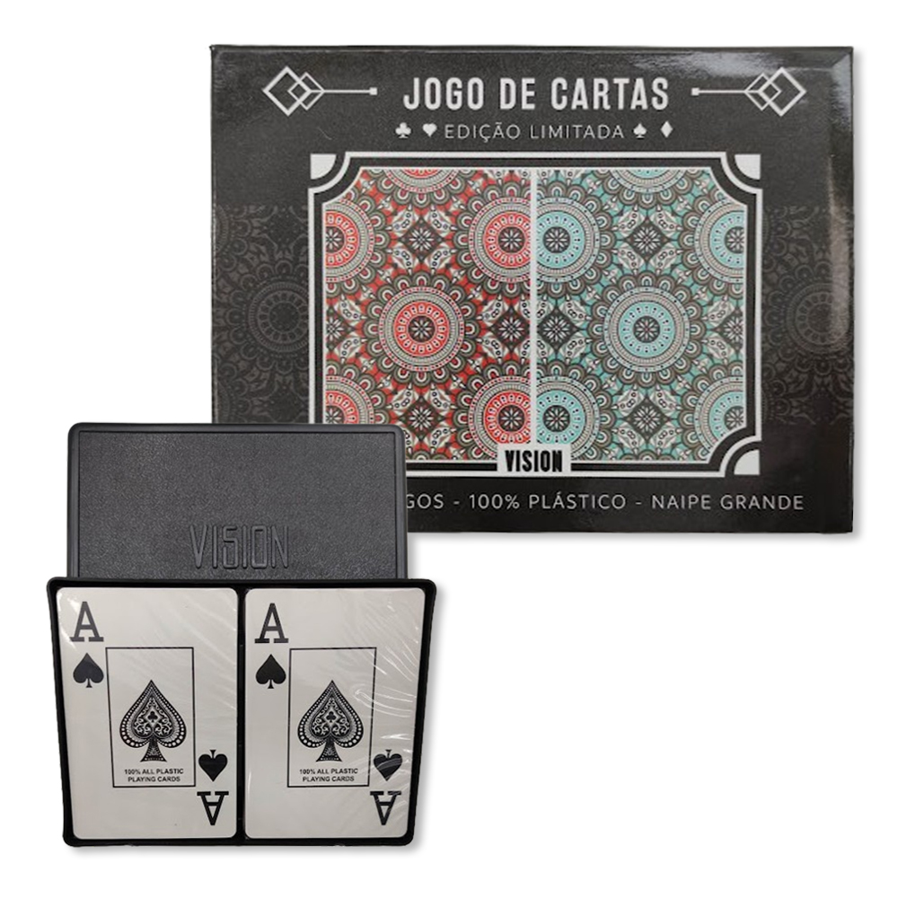 JOGO DE CARTAS EM PLÁSTICO REF: PPC512