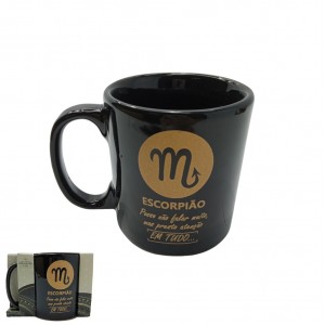 CANECA SIGNO ESCORPIÃO 350ML  REF: 7064