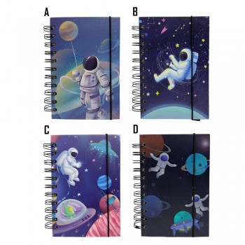 AGENDA PERMANENTE MODELO ASTRONAUTA COM 160 PÁGINAS REF: DT2314