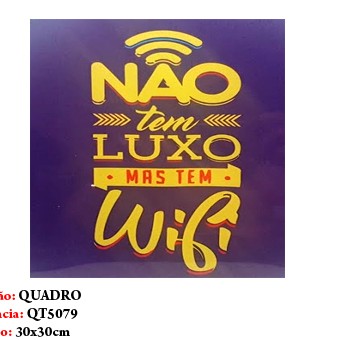 QUADRO DECORATIVO 30X30