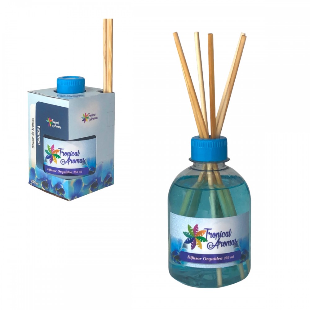 DIFUSOR TROPICAL ORQUIDEA AZUL 250ML REF: 6046