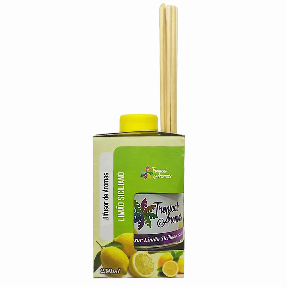 DIFUSOR DE AROMAS LIMÃO SICILIANO 250ML REF: 6334