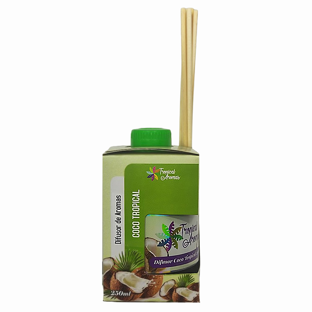 DIFUSOR DE AROMAS COCO TROPICAL 250ML REF: 6102