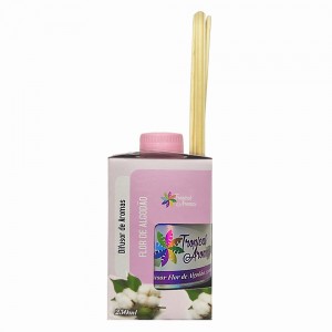 DIFUSOR DE AROMAS FLOR DE ALGODÃO 250ML REF: 6101 DIFUSOR DE AROMAS FLOR DE ALGODÃO 250ML REF: 6101