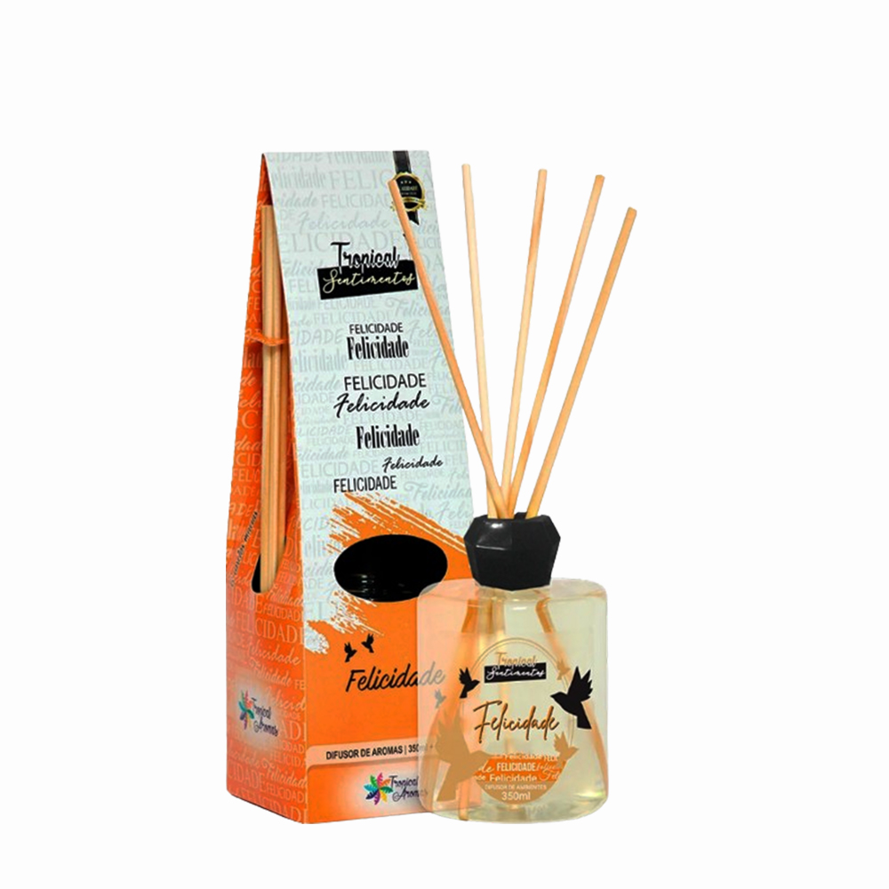 DIFUSOR DE AROMAS SENTIMENTOS FELICIDADE 350ML REF: 71185