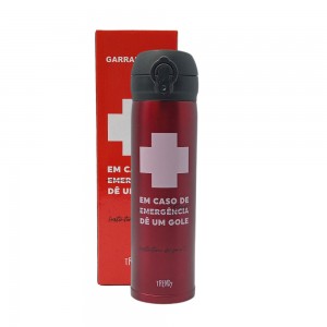 GARRAFA DE AÇO INOX 450ML  REF: SB-139