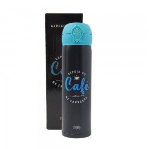 GARRAFA DE AÇO INOX 450ML  REF: SB-141