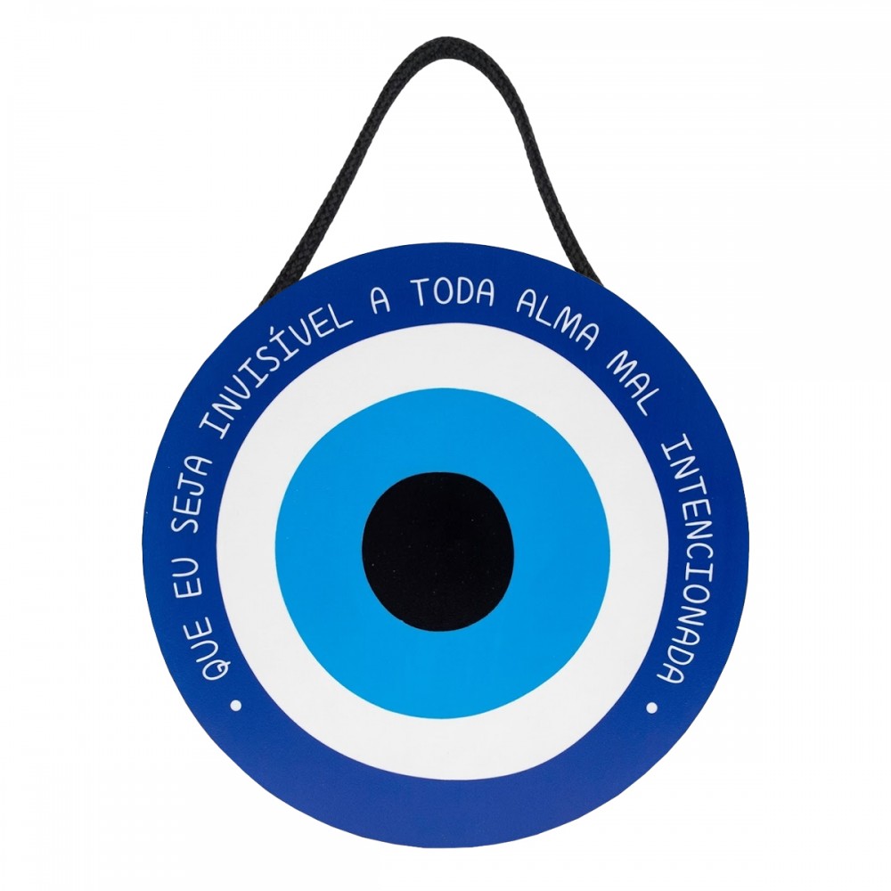 PLACA DECORATIVA DE MADEIRA COM CORDA REF: JPL2267