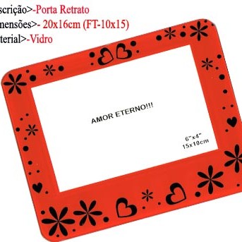 PORTA RETRATO. TAM:10X15CM PORTA RETRATO. TAM:10X15CM