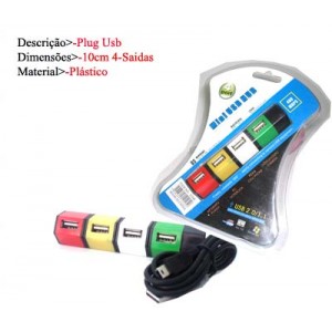 PLUG USB C/4 SAIDAS. TAM: 10X17X1CM PLUG USB C/4 SAIDAS. TAM: 10X17X1CM