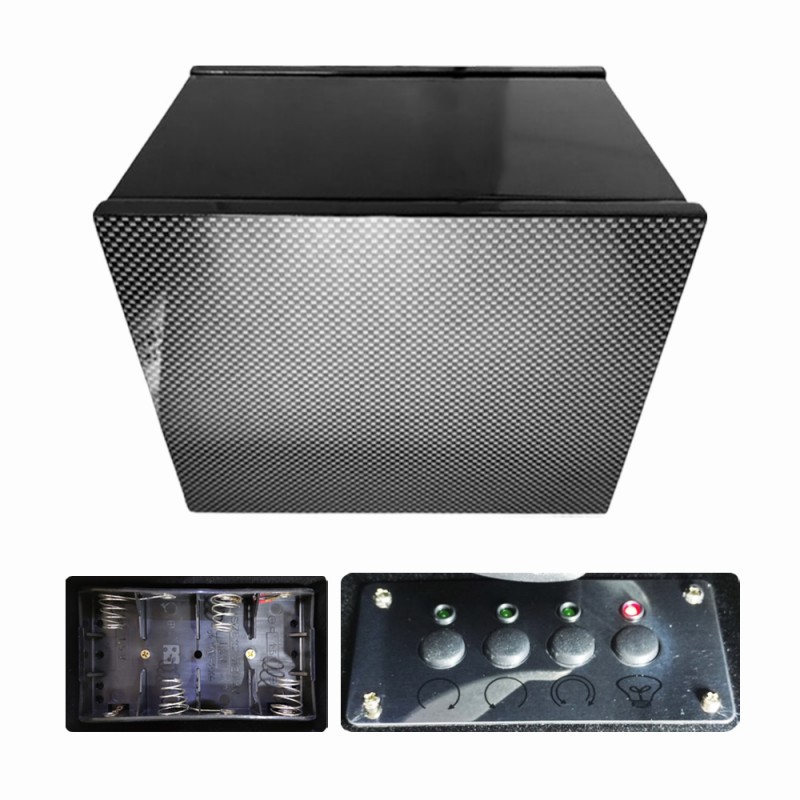 CAIXA PARA RELÓGIO "WATCH WINDER" GIRATÓRIA EM FIBRA DE CARBONO REF: FWA118CF