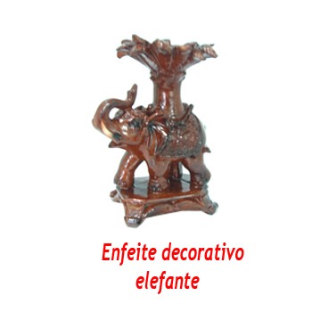 ELEFANTE DECORATIVO EM RESINA