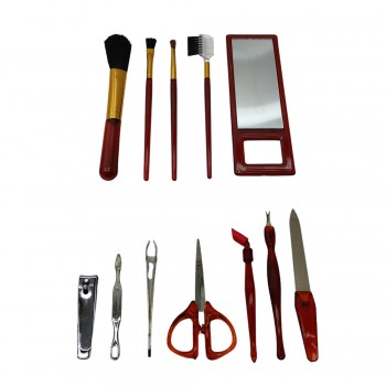 KIT MANICURE COM 13 PEÇAS  REF: 13PCS