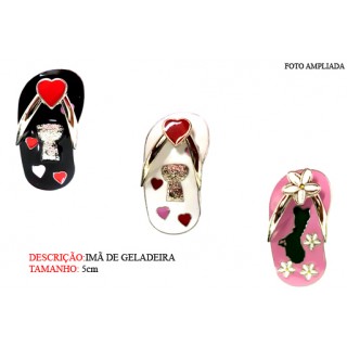 IMA DE GELADEIRA MODELO: CHINELO. TAM: 2.5XX2X4.5CM