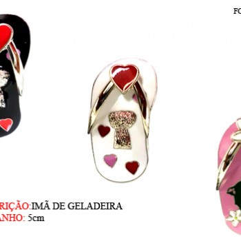 IMA DE GELADEIRA MODELO: CHINELO. TAM: 2.5XX2X4.5CM