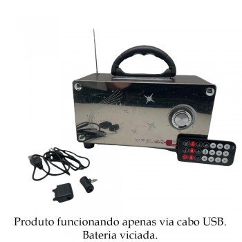 MINI RADIO FM. TAM:24X12X15CM
