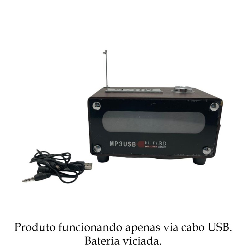 MINI RADIO FM. TAM:21X12X13CM