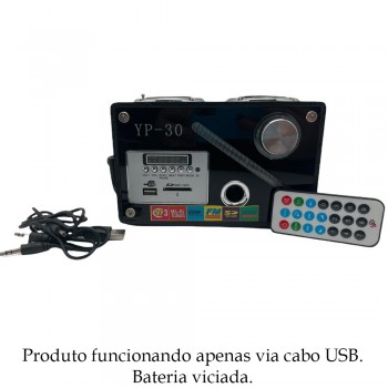 MINI RADIO FM. TAM:20X11X13.7CM
