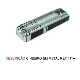 CINZEIRO EM METAL P/ CHARUTO