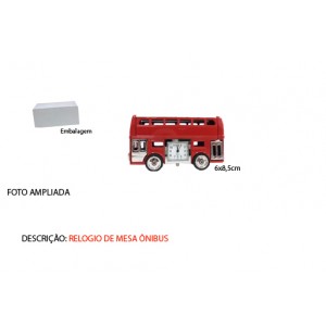 ÔNIBUS MINI RELÓGIO