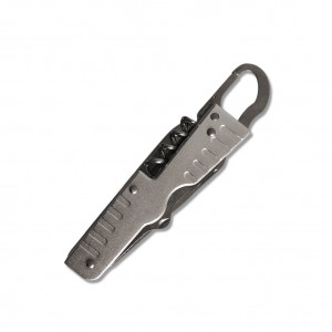 CANIVETE MOSQUETÃO COM 12 FUNÇÕES EM METAL  REF: F75A