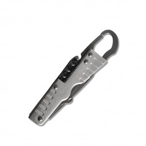 CANIVETE MOSQUETÃO COM 12 FUNÇÕES EM METAL REF: F75B