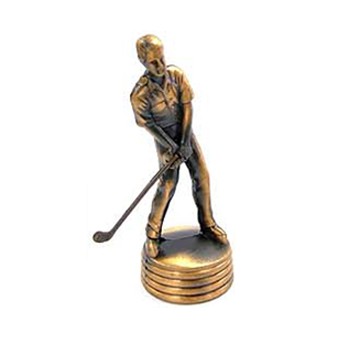 JOGADOR DE GOLF DE METAL EM MINIATURA JOGADOR DE GOLF DE METAL EM MINIATURA