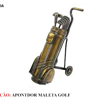CARRINHO PARA TACO DE GOLF DE METAL EM MINIATURA CARRINHO PARA TACO DE GOLF DE METAL EM MINIATURA