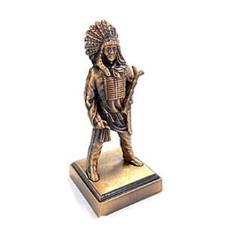 ÍNDIO DE METAL EM MINIATURA TAM: 1.7x1.7x3.9CM ÍNDIO DE METAL EM MINIATURA TAM: 1.7x1.7x3.9CM