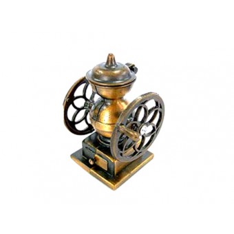 MOENDA DE CAFÉ VINTAGE DE METAL EM MINIATURA