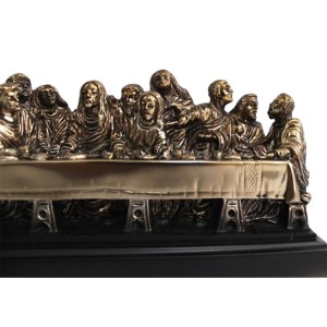 ENFEITE DECORATIVO EM RESINA MODELO SANTA CEIA REF: 14028C