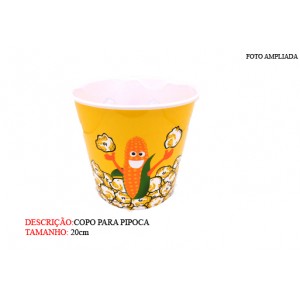 POTE PARA PIPOCA. TAM:20X19.5CM POTE PARA PIPOCA. TAM:20X19.5CM