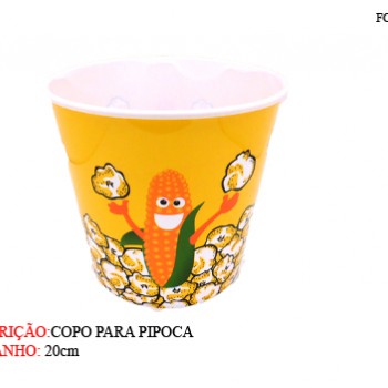 POTE PARA PIPOCA. TAM:20X19.5CM POTE PARA PIPOCA. TAM:20X19.5CM