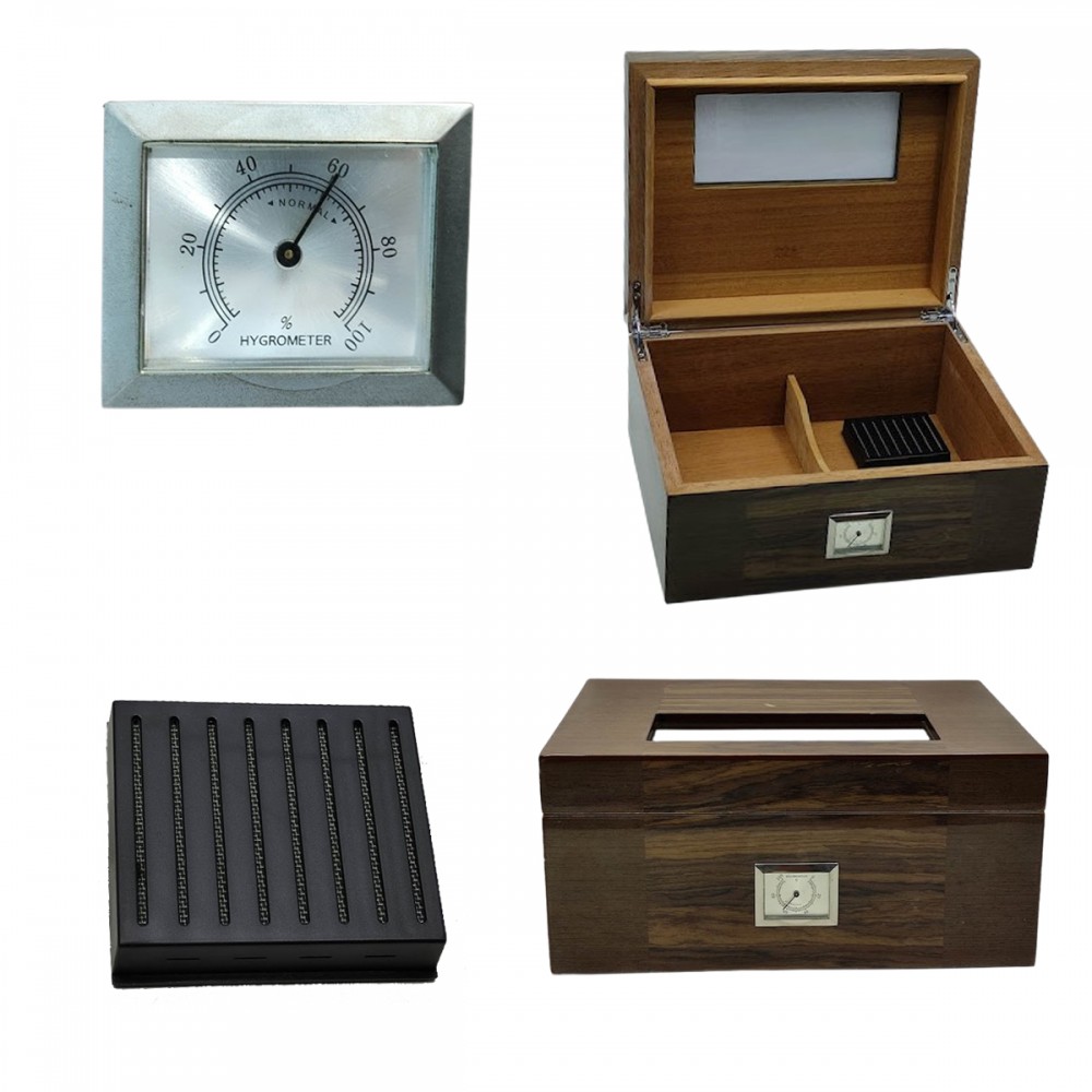 CAIXA UMIDORA PARA 30 CHARUTOS EM MADEIRA MDF E VISOR EM VIDRO REF: HU4WSBWLW1 CAIXA UMIDORA PARA 30 CHARUTOS EM MADEIRA MDF E VISOR EM VIDRO REF: HU4WSBWLW1