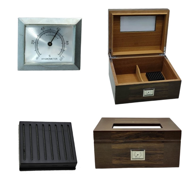 CAIXA UMIDORA PARA 30 CHARUTOS EM MADEIRA MDF E VISOR EM VIDRO REF: HU4WSBWLW1 CAIXA UMIDORA PARA 30 CHARUTOS EM MADEIRA MDF E VISOR EM VIDRO REF: HU4WSBWLW1