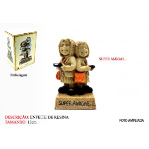 BONECO DE RESINA C/ FRASE. TAM:7.2X6.0X12.8CM BONECO DE RESINA C/ FRASE. TAM:7.2X6.0X12.8CM