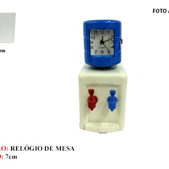 BEBEDOURO EM MINIATURA C/ RELÓGIO