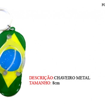 CHAVEIRO EM METAL. TAM:9x5.3x2CM