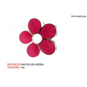 IMÃ DE GELADEIRA MODELO: FLOR. TAM: 5.5X2.8CM IMÃ DE GELADEIRA MODELO: FLOR. TAM: 5.5X2.8CM