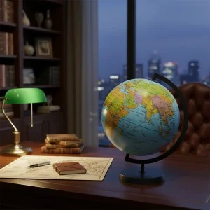 GLOBO TERRESTRE INFLÁVEL 38CM REF: CDQY16