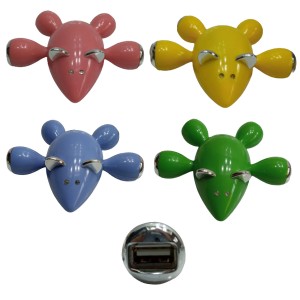 PLUG USB COM 4 SAÍDAS REF: YF111