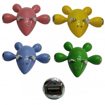 PLUG USB COM 4 SAÍDAS REF: YF111